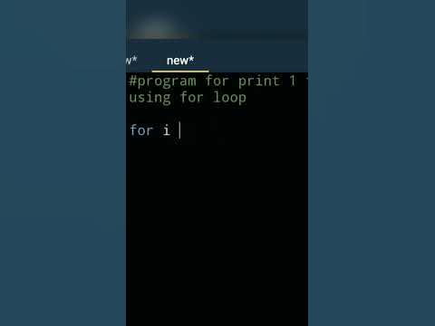 #1 program for print 1 to 10 number by using for loop # ...