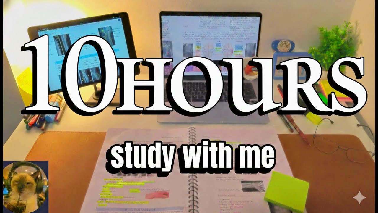 🔴 LIVE - 10 Hr Study With Me | surgery 📚⏳ 120-10 💪🏼 Super Sunday