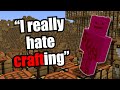 Minecraft but if i say craft blocks become crafting tables