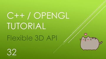 OpenGL/C++ 3D Tutorial 32 - Game class (3) (Initializing Matrices)