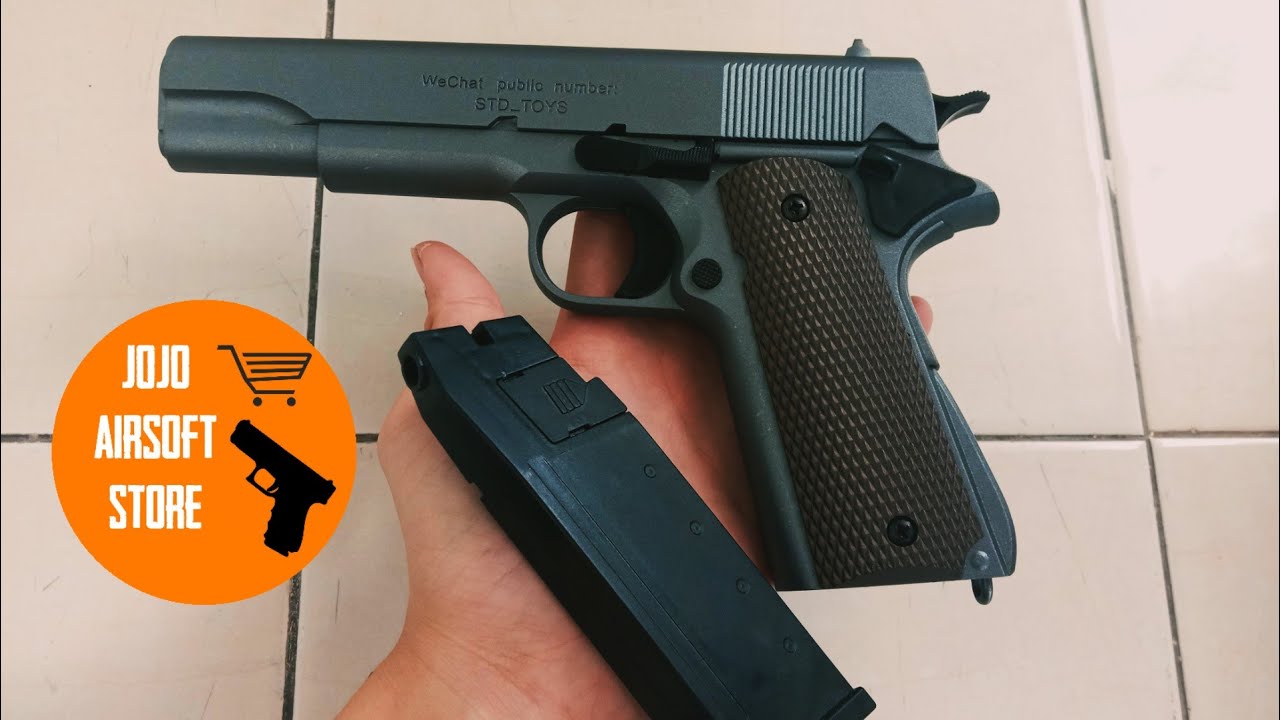 Airsoft Gun Spring Colt  M1911 Konversian WGG Airsoft 