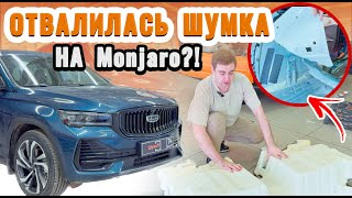 Отпавшая штатная шумоизоляция в Geely Monjaro фейк или реальность? | Шумоизоляция Geely Monjaro