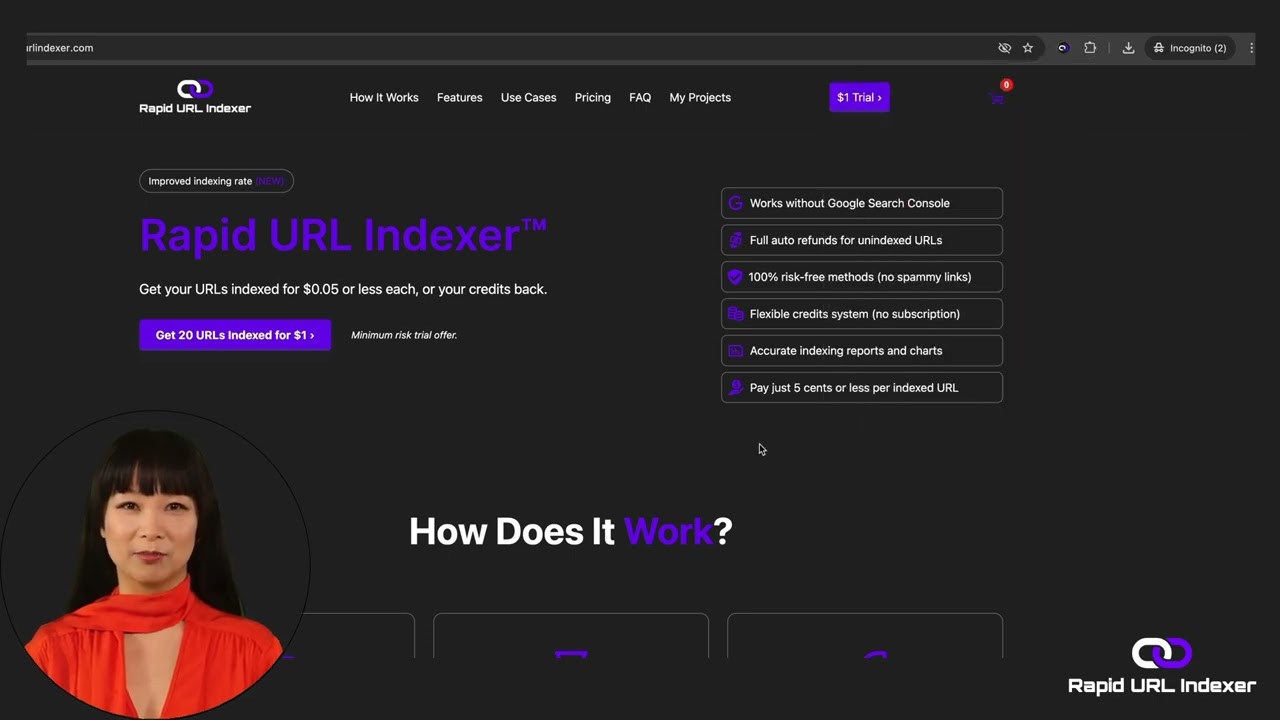 Rapid URL Indexer™ Google Chrome Extension for Indexing Links, Websites, & Web Pages