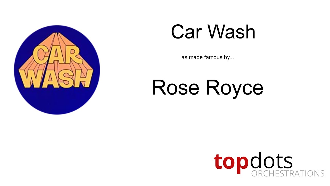 Car Wash Rose Royce (Band arrangement) Instrumental Top Dots