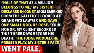 My Sister Sued Me for Half of My $3.4M Inheritance—Then Grandpa’s Lawyer Played the Video