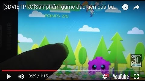 [3DVIETPRO]Sản phẩm lập trình game unity đầu tiên của bạn Xuân Võ cho nhận dạng âm thanh