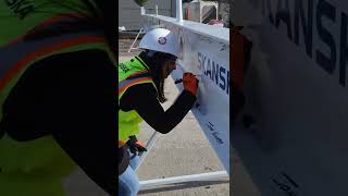 Behind the scenes at F&amp;M Bank Arena's Topping Out ceremony