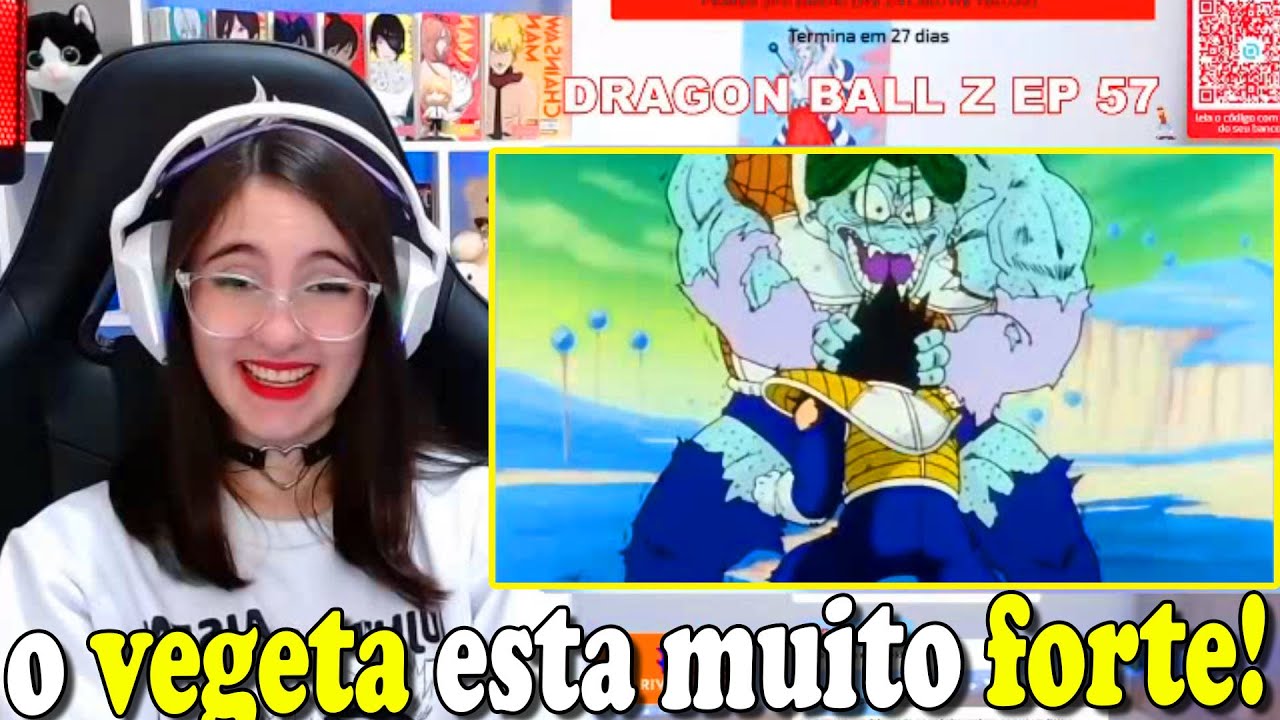 catia reagindo a GOKU CHEGA EM NAMEKUZEI (DRAGON BALL Z EP 66) 