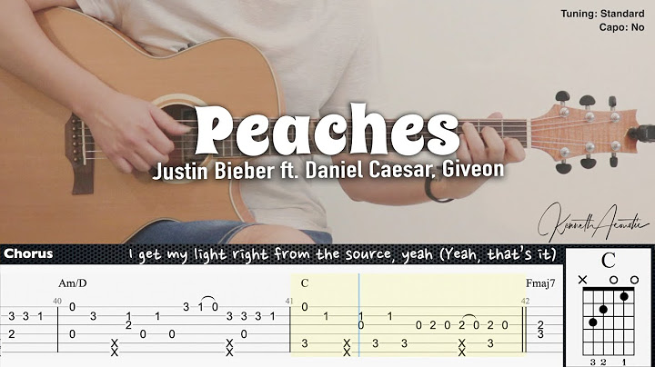 Peaches Guitar version - Guitar performance video thumbnail