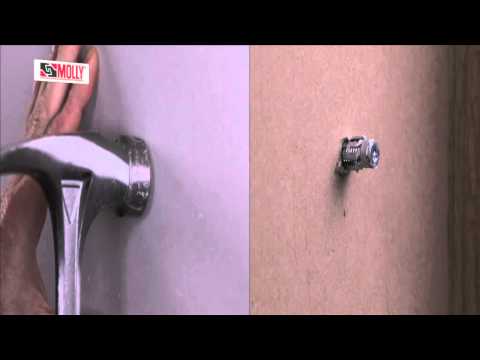 MOLLY MULTI - How It Works in Hollow Plasterboard, Solid Brick, Hollow Brick and Concrete