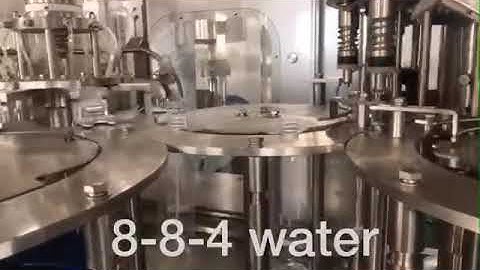 DÂY CHUYỀN CHIẾT RÓT ĐÓNG NẮP TỰ ĐỘNG 3 TRONG 1 GFP-8-8-3