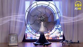 🔊White Noise Fan- 9 hrs! 1936 General Electric QUIET FAN-Oscillating!  ASMR-Relax🌎Sleep💤Concentrate💡 screenshot 4