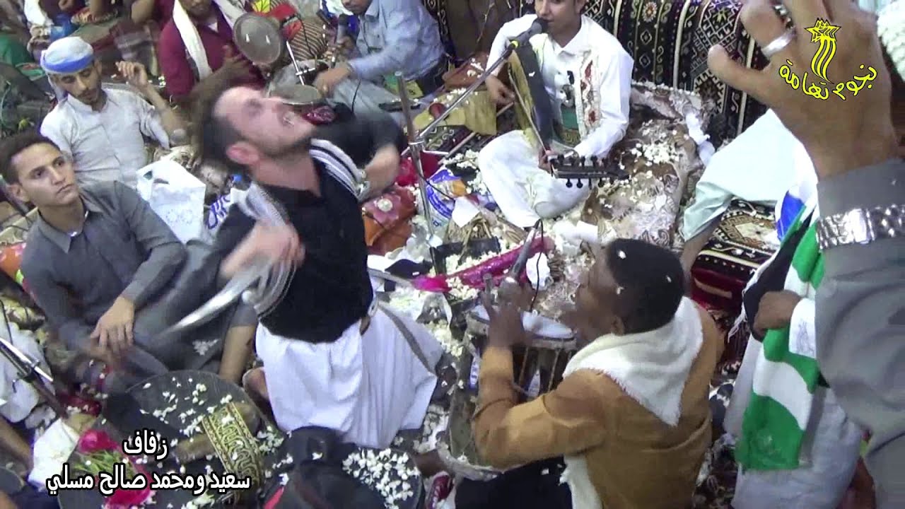 الزفة المسائية لفخامة العريسين سعيد ومحمد صالح مسلي وسط فرحة الأهل والأصدقاء غناء أصيل أبوبكر باسات