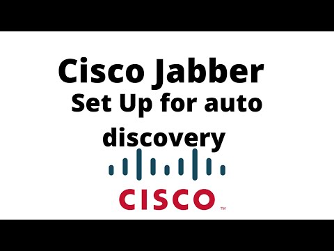 Have Jabber Find CUCM Automatically (And how to set up Jabber)