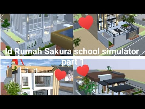 🌸Id Rumah Sakura school simulator🌸 (part 1) //#sakuraschoolsimulator #edit #meme #shorts #sakura