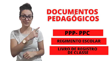 O que é um documento pedagógico?