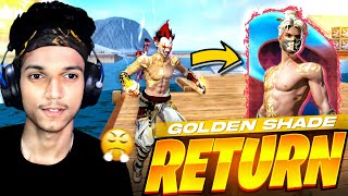 Golden Shade Bundle Returned 😬💥 ! Last Gameplay With Old Outfit 🌟 - Garena Free Fire