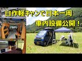 自作軽キャンで犬連れ日本一周　車内紹介　アトレーワゴン車中泊DIY　S321G　車中泊DIY　軽キャンピングカー　自作軽キャンピングカー　サブバッテリーシステム　RENOGY　ソーラー発電