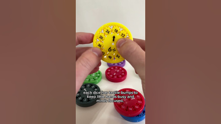 Say goodbye to boring flashcards! These fidget dice make learning multiplication and division.