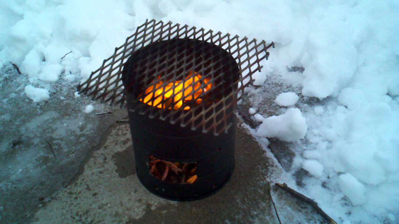 Homemade hobo stove YouTube