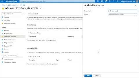 Getting Microsoft OAuth Credentials for n8n
