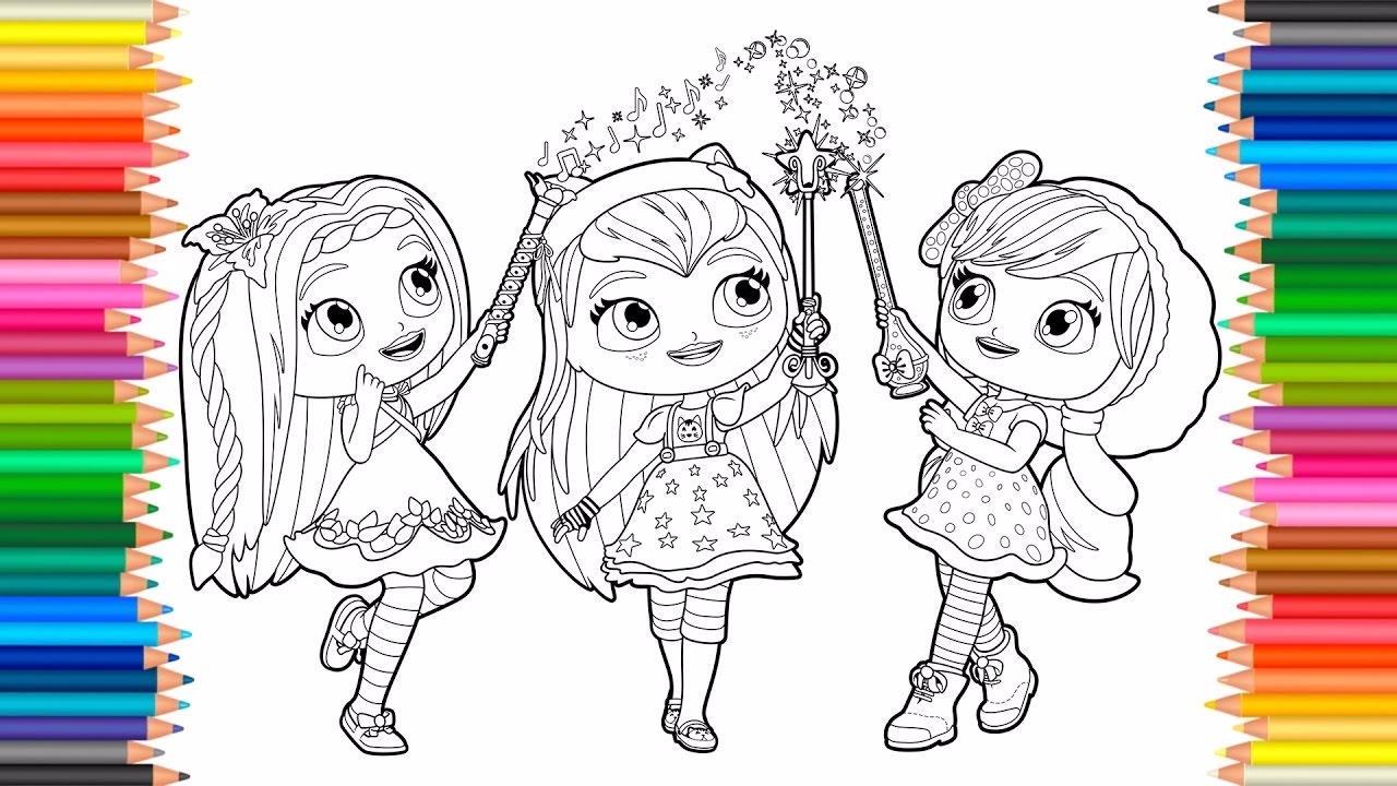 Little Charmers Coloring Pages For Kids | Learn Coloring for kids | Fun