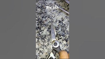 Smartest Kitchen Hack 🔪 Sharpen Scissors in 5 Sec #kitchentips #trending #viral#ytshorts #tips #food