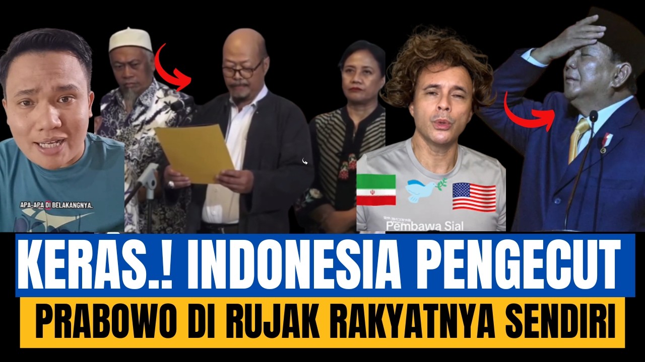 INDONESIA PENGECUT.! PRABOWO DI RUJAK RAKYATNYA SENDIRI