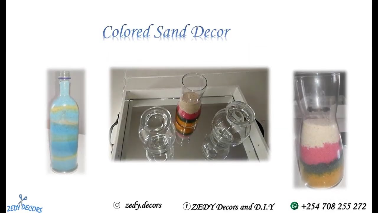Beach Sand Déco (HOW TO CREATE BEACH SAND DECOR ) YouTube