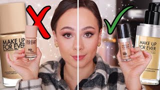 NEW FOREVER HD SKIN VS THE ULTRA HD FOUNDATION -