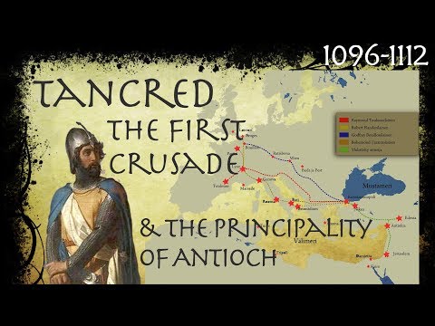 탕크레드, 제1차 십자군 전쟁과 안티오키아 공국의 부상(1096-1112)