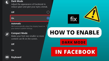 How to Enable Dark Mode in Facebook Account in 2023