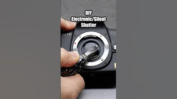 How to make a camera shoot silently