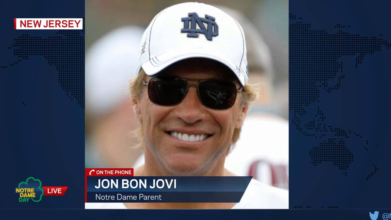 Jon Bon Jovi Notre Dame Day 2015 YouTube