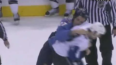 Doug Janik vs Chris Thorburn Dec 18, 2007