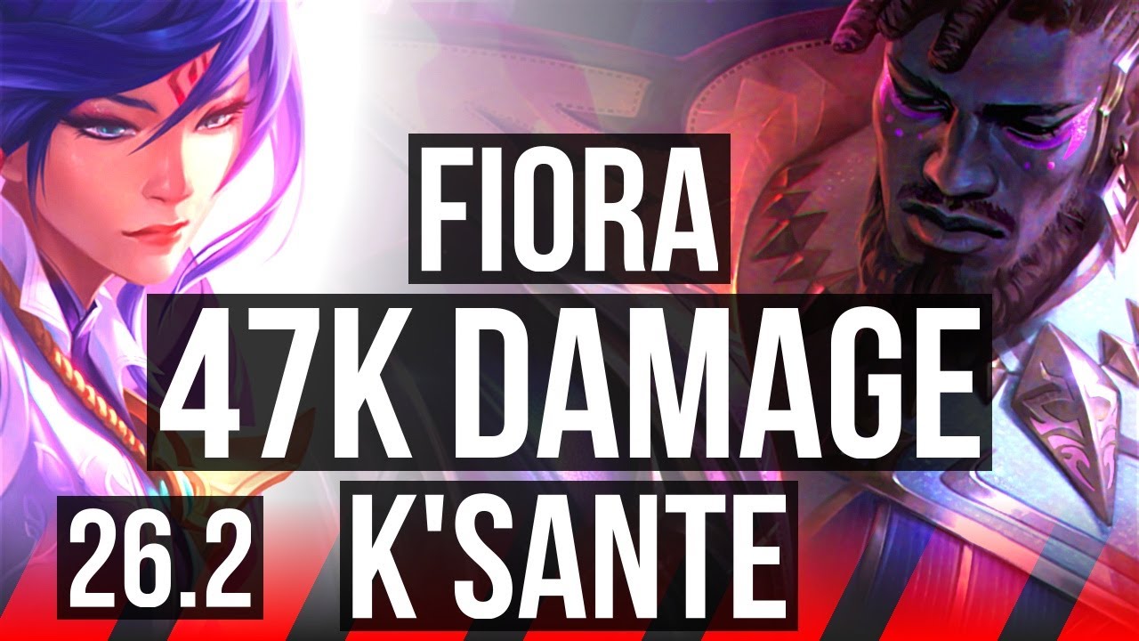 FIORA vs K'SANTE (TOP) | 47K damage | EUW Master | 26.2