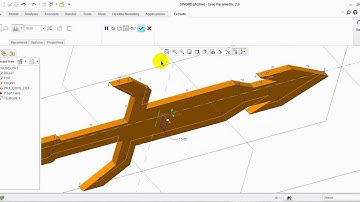 Mirror tool using CREO
