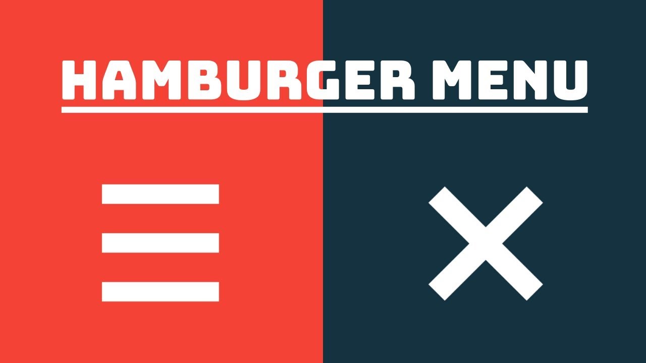 Hamburger Menu Button Animation Using HTML And CSS Hamburger 