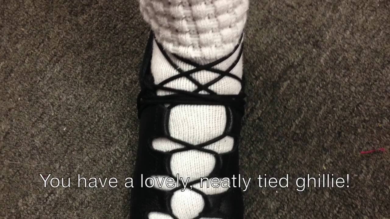 How to tie your ghillies YouTube