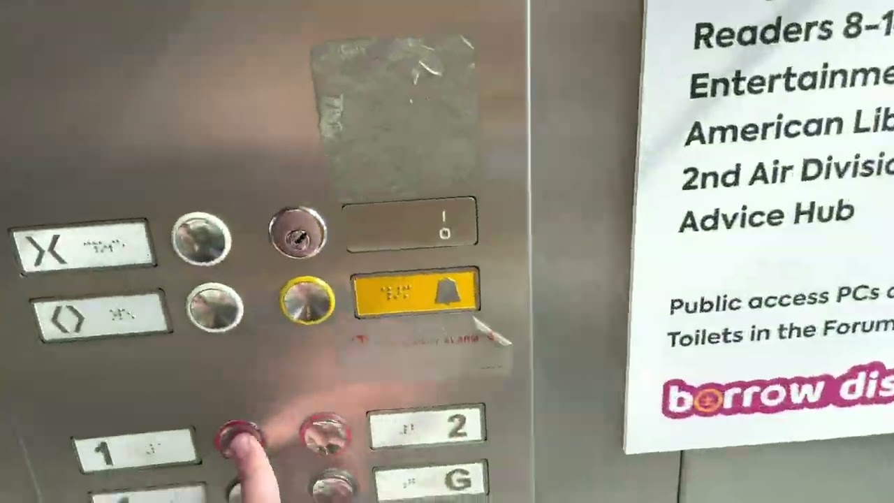 Otis 2000 Lift @ The Forum, Norwich (Library Lift)