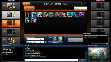 [PBE] Unable to select champion