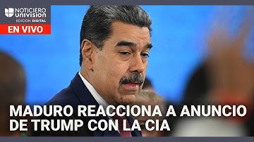 Maduro reacciona al anuncio de Trump de operaciones con la CIA | Edición Digital 16 de octubre 2025
