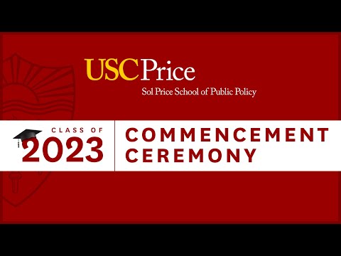 USC Price 2023 Commencement Ceremony