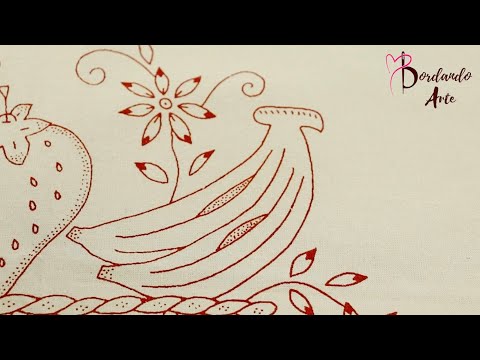 BORDADO FANTASÍA PUNTADA FÁCIL PARA PLÁTANOS | FANTASY EMBROIDERY STITCH EASY UNIQUE DESIGN