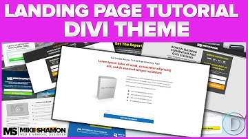Landing Page Tutorial for the Divi Theme