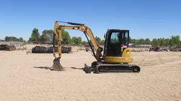 Cat 305 Excavator Start up procedures by Operator Baker