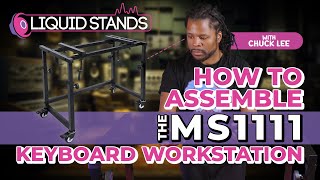 Liquid Stands MS1111 Keyboard Workstation Assembly Video