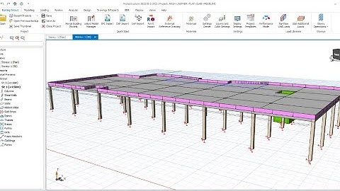 PRINCIPLE OF FLAT SLAB MODELING IN PROTASTRUCTURE 