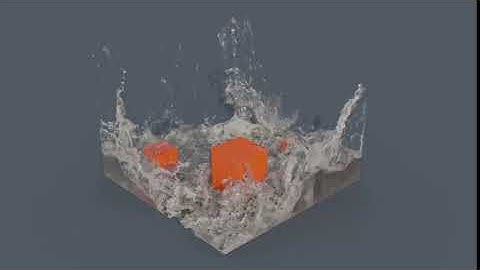 Blender Fluid Simulation With Realistic Bubbles, Foam, And Spray! Amazing - Mantaflow 2.8+
