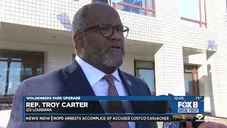 Congressman Carter Addresses Funding for Woldenburg Park Upgrades
